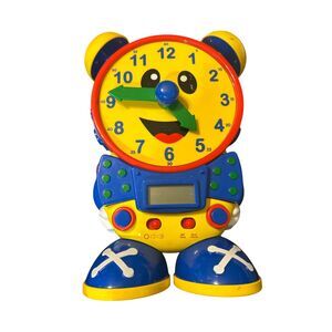 Learning  Journey Telly Educational 11" Talking Learning Clock Math Manipulative